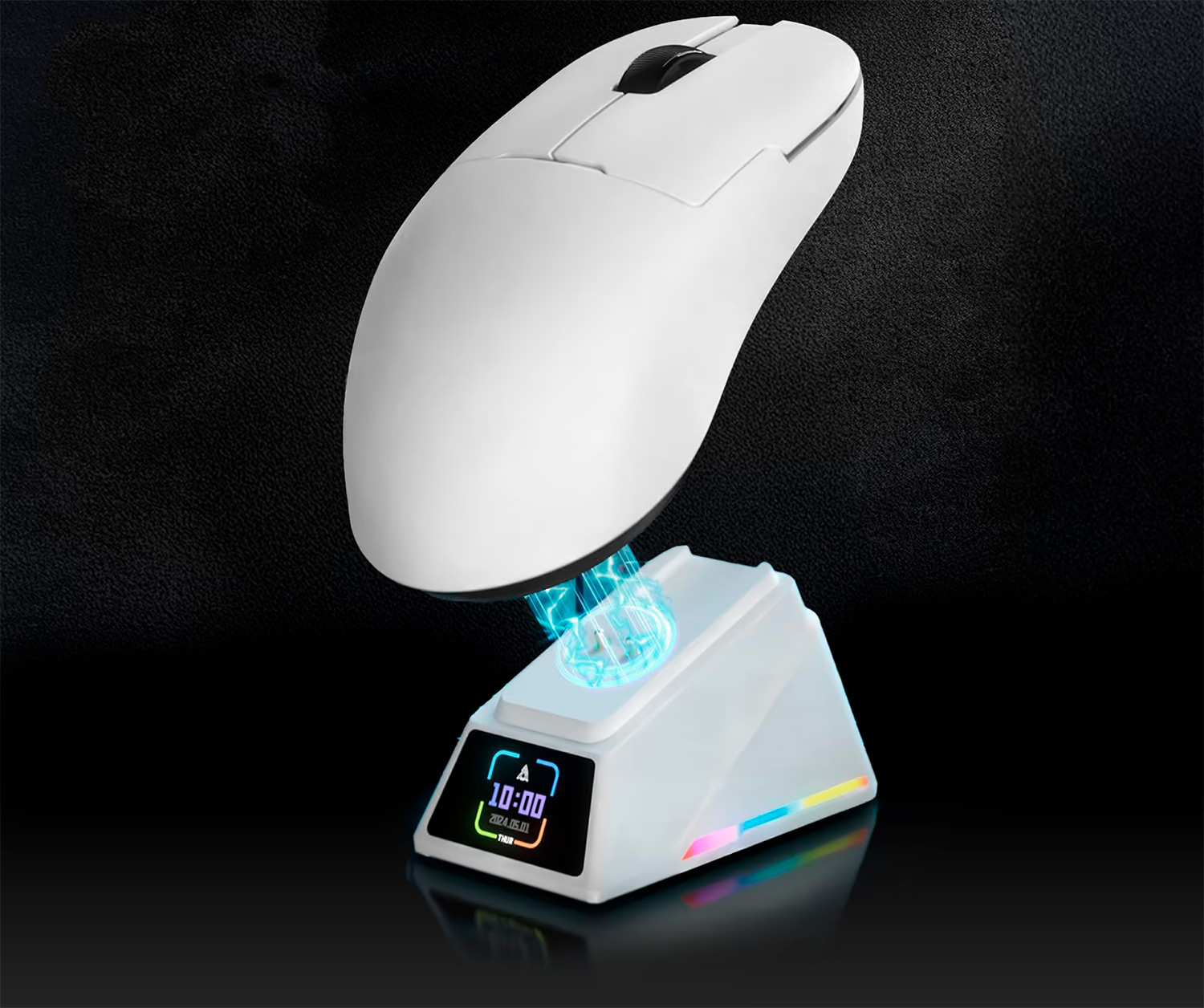 Бездротова миша Ajazz AJ159 APEX 8000 Гц із сенсором PixArt 3950 та зарядною станцією